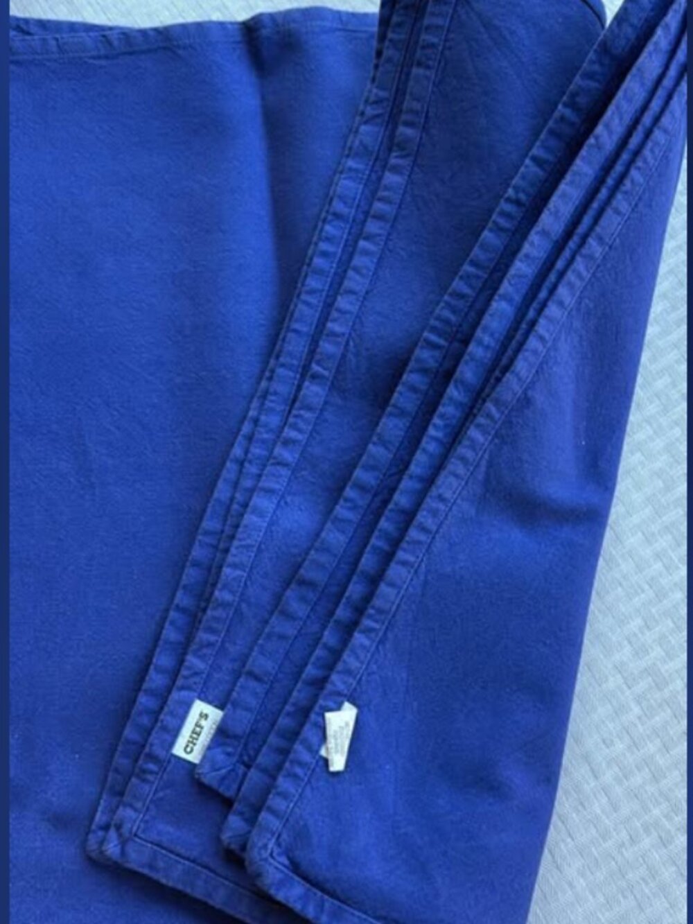 8 Chef’s 💯 cotton blue thick napkins 18”cheaper than paper napkins!